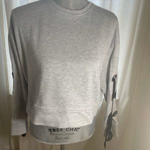 Cropped sweatshirt